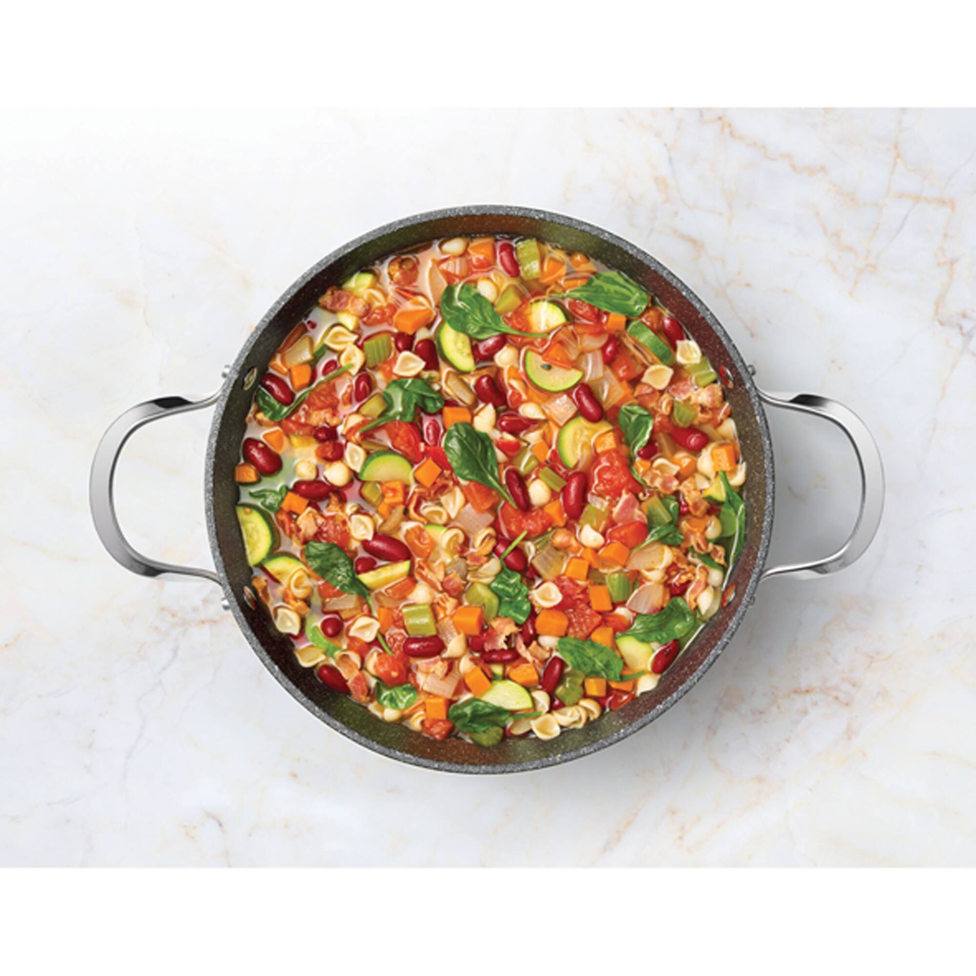 THE ROCK by Starfrit One Pot 7.2qt. Stock Pot with Lid
